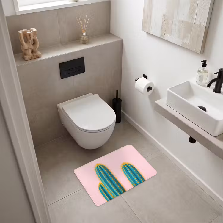 WC Mat - Cactussen - Modern - Pastel — 6