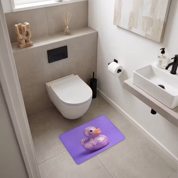 WC Mat - Disco - Eend - Paars — 6