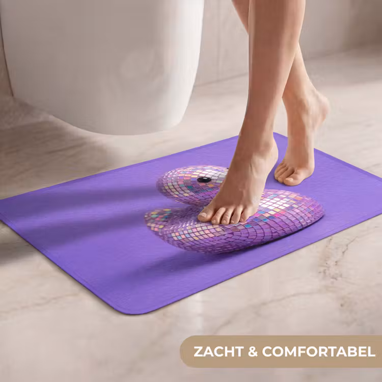 WC Mat - Disco - Eend - Paars — 7