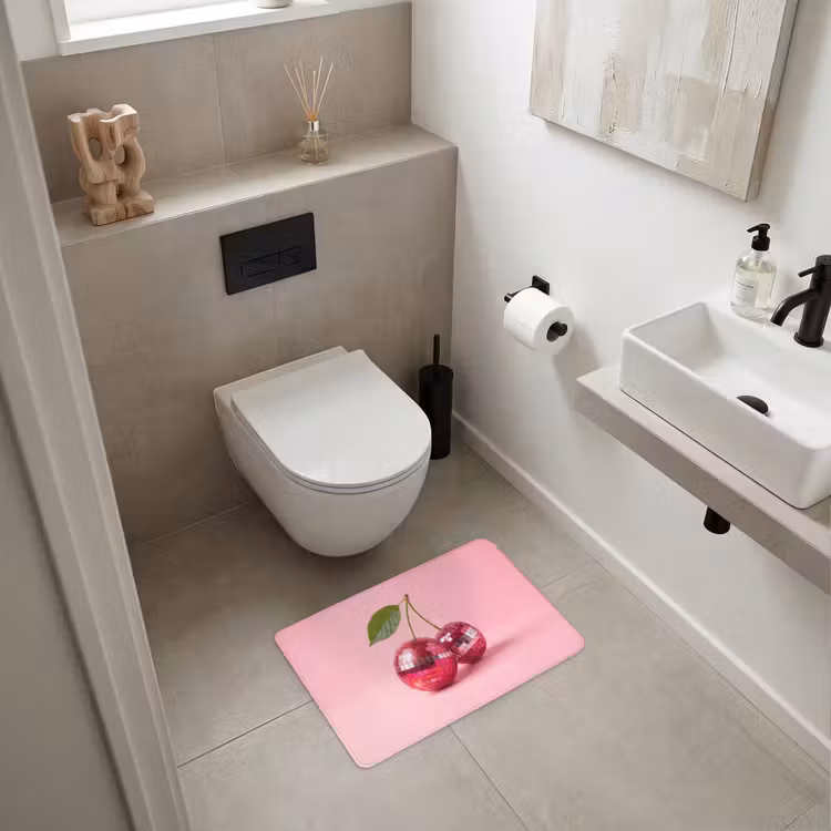 WC Mat - Disco - Kersen - Roze — 6