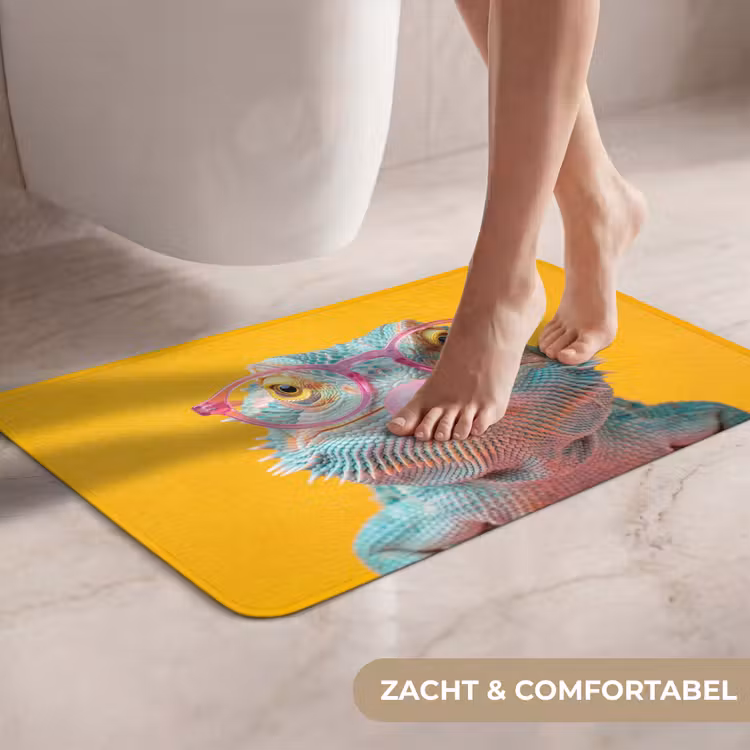 WC Mat - Kameleon - Kauwgom - Kleurrijk — 7