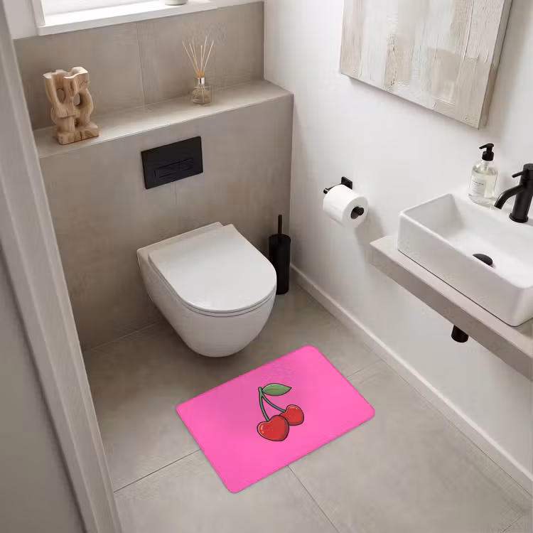WC Mat - Kers - Roze - Fruit — 6