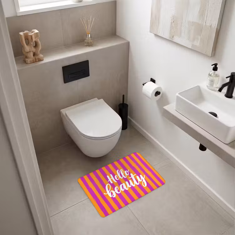 WC Mat - Modern - Hello - Oranje — 6