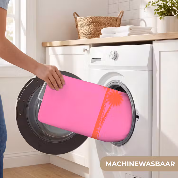 WC Mat - Palmbomen - Modern - Roze — 5