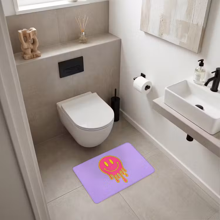 WC Mat - Smiley - Drip - Neon — 6