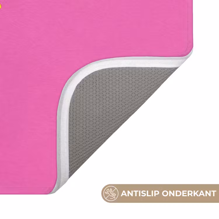 WC Mat - Smiley - Vrolijk - Roze — 3