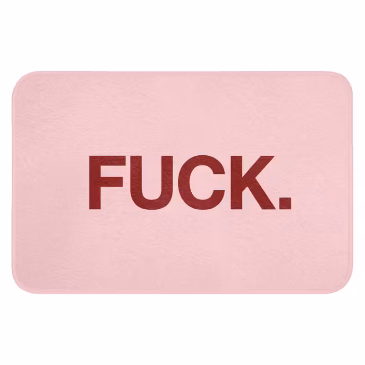 WC Mat - Statement - Krachtig - Roze — 1