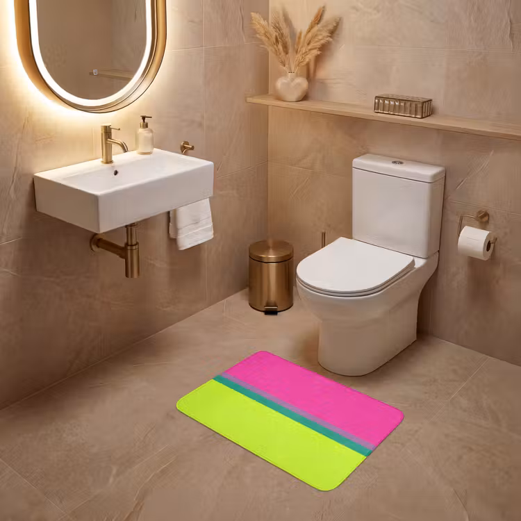 WC Mat - Strepen - Modern - Kleurrijk — 4
