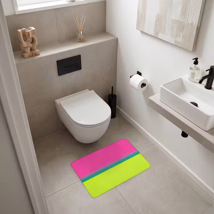 WC Mat - Strepen - Modern - Kleurrijk — 6