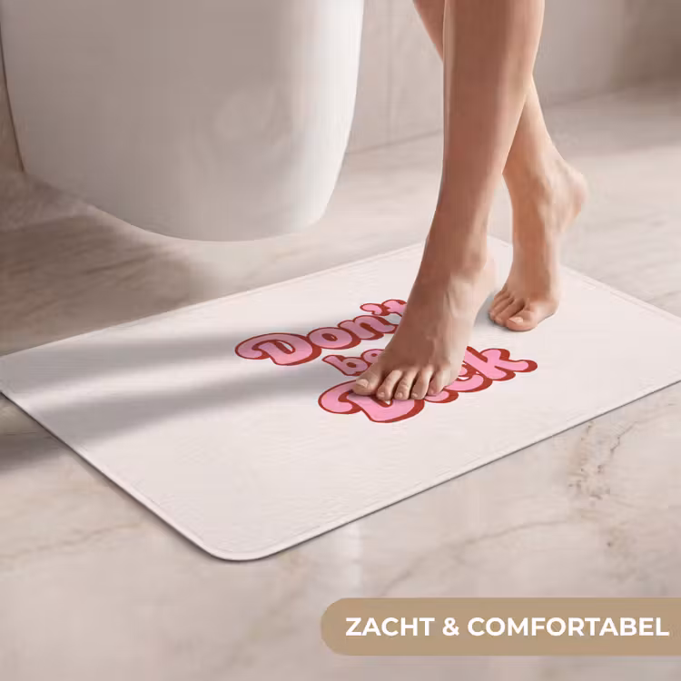 WC Mat - Tekst - Boodschap - Roze — 7