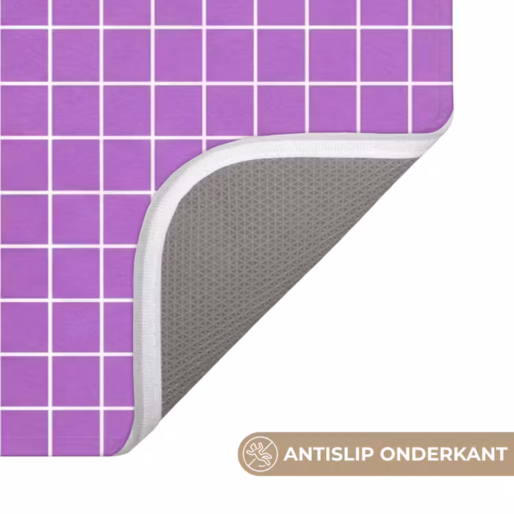 WC Mat - Tekst - Eend - Paars — 3