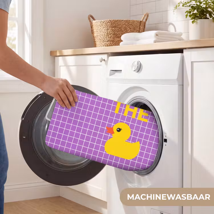 WC Mat - Tekst - Eend - Paars — 5