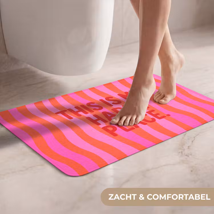 WC Mat - Tekst - Modern - Kleurrijk — 7