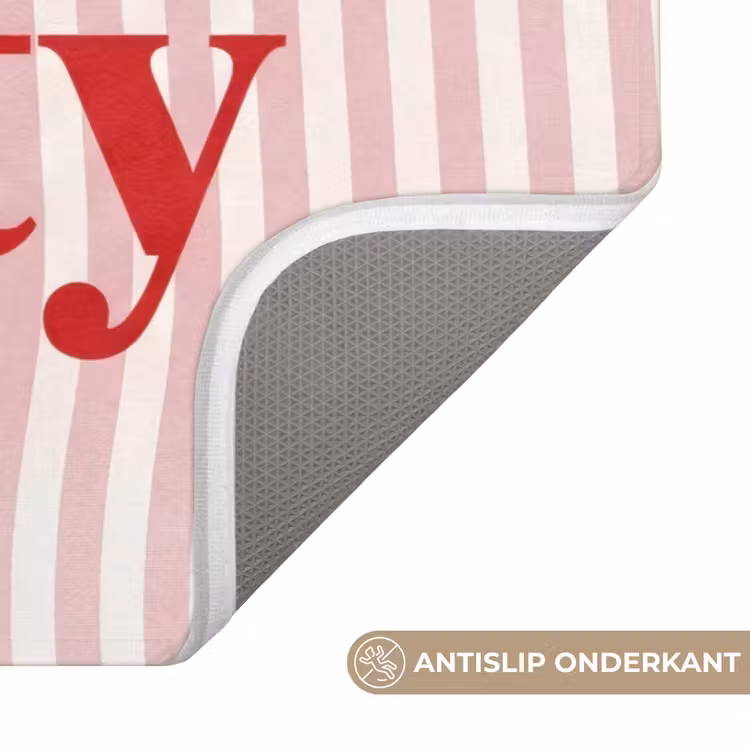 WC Mat - Tekst - Modern - Strepen — 3