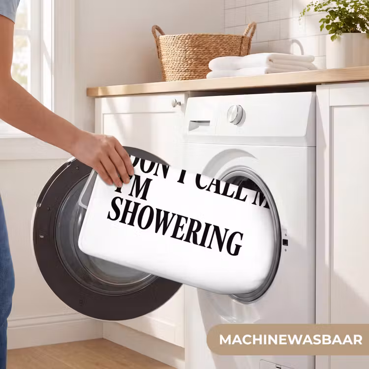WC Mat - Tekst - Modern - Zwart - Wit — 5