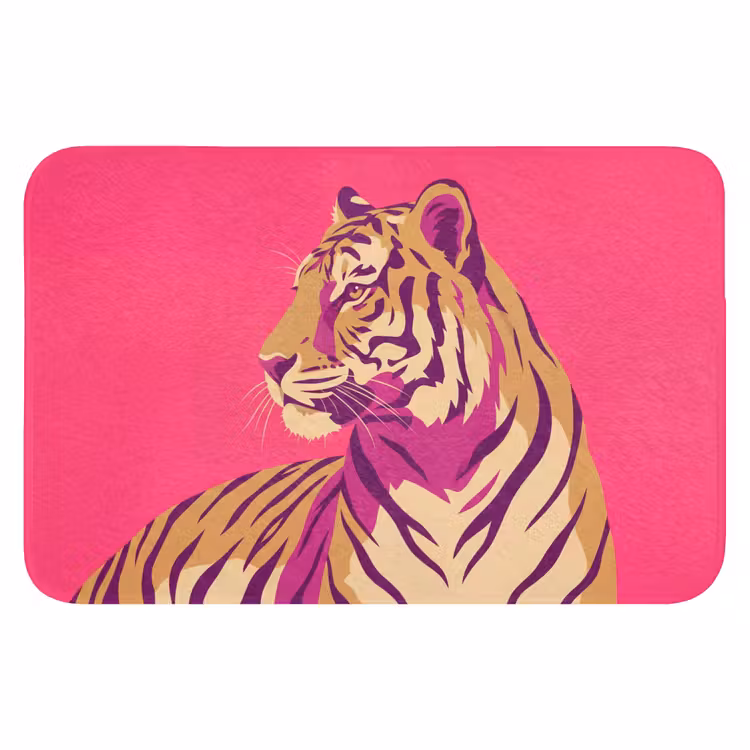 WC Mat - Tijger - Modern - Neon — 1