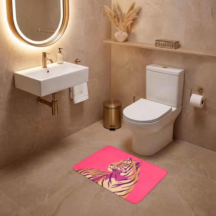 WC Mat - Tijger - Modern - Neon — 4