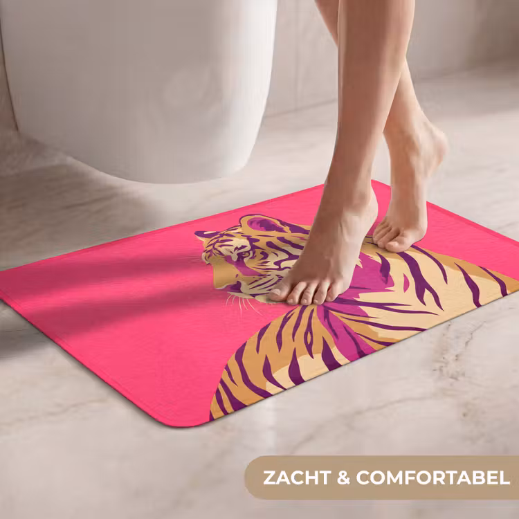 WC Mat - Tijger - Modern - Neon — 7