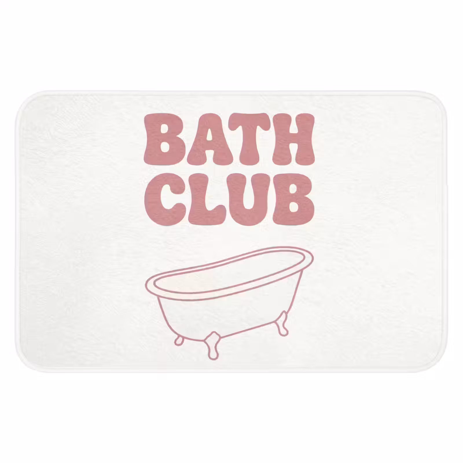 WC Mat - Retro - Bad - Roze — 1