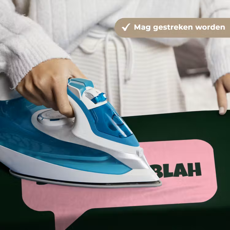 Wandkleed - Tekstwolk - BLAH BLAH BLAH - Roze — 6