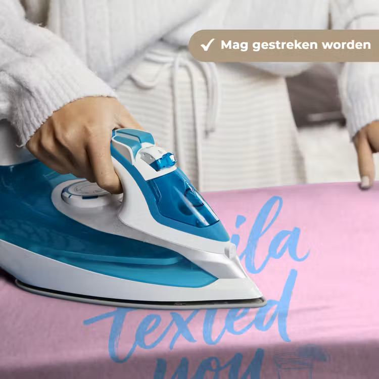 Wandkleed - Tequila texted you - Roze - Blauw — 6