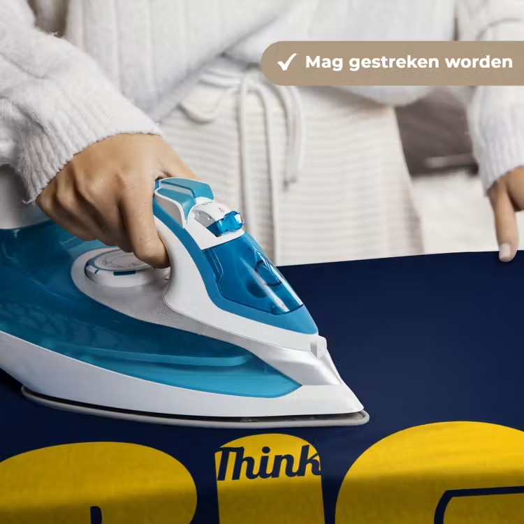 Wandkleed - Think big - Blauw - Geel — 6