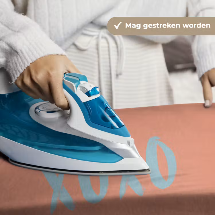 Wandkleed - XOXO - Blauw - Perzikkleur — 6