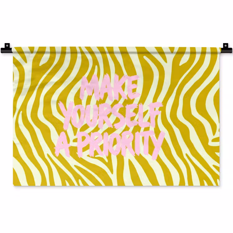 Wandkleed - Zebraprint - Priority - Roze — 1