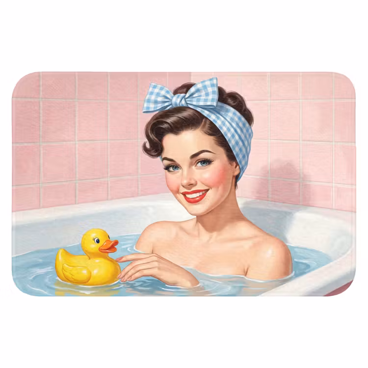 WC Mat - Badkamer - Eend - Blauw — 1
