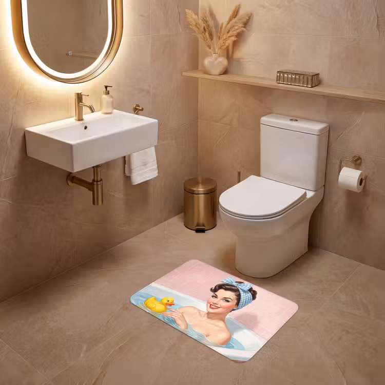 WC Mat - Badkamer - Eend - Blauw — 4