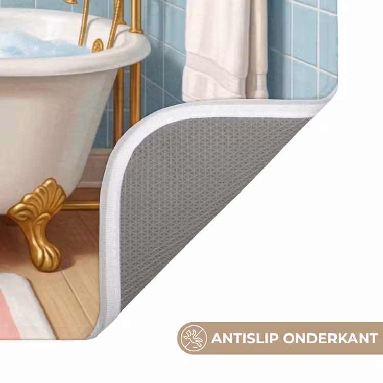 WC Mat - Badkamer - Vrouw - Roze — 3