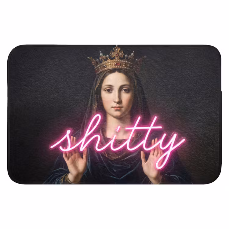 WC Mat - Ironisch - Tekst - Neon — 1
