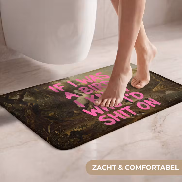 WC Mat - Klassiek - Humor - Roze — 7