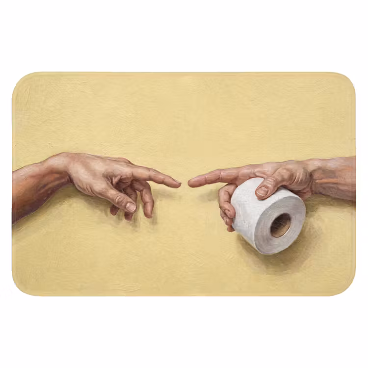 WC Mat - Klassiek - Kunst - Humor — 1