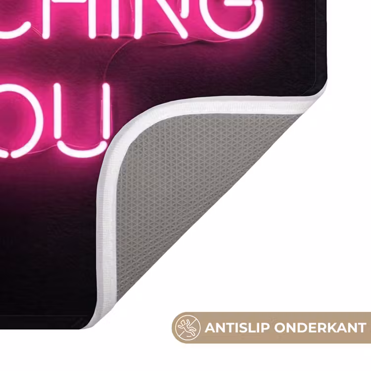 WC Mat - Man - Tekst - Neon — 3
