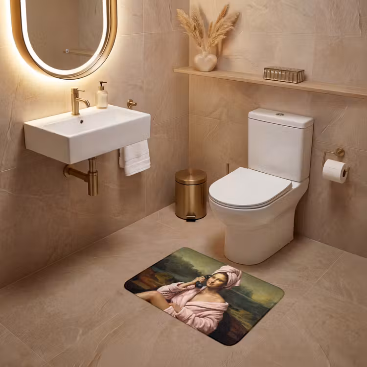 WC Mat - Mona - Klassiek - Roze — 4