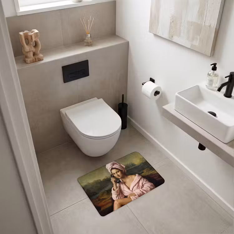 WC Mat - Mona - Klassiek - Roze — 6