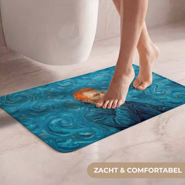WC Mat - Portret - Klassiek - Blauw — 7