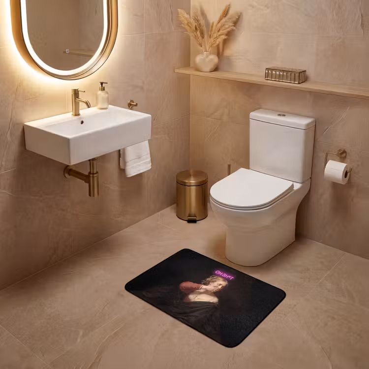 WC Mat - Quote - Neon - vrouw — 4