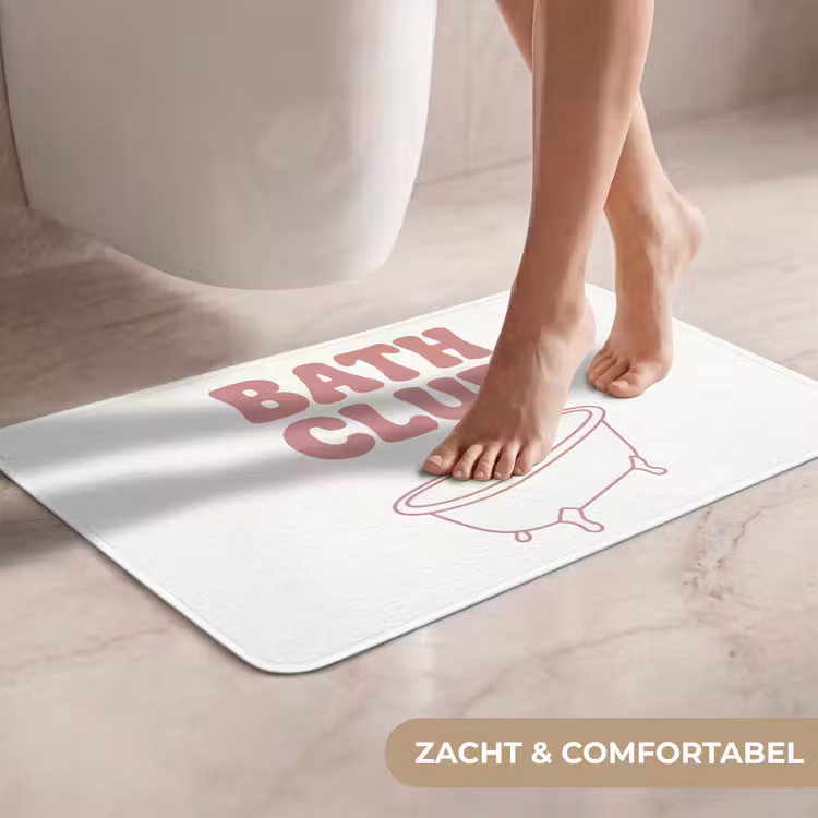 WC Mat - Retro - Bad - Roze — 7