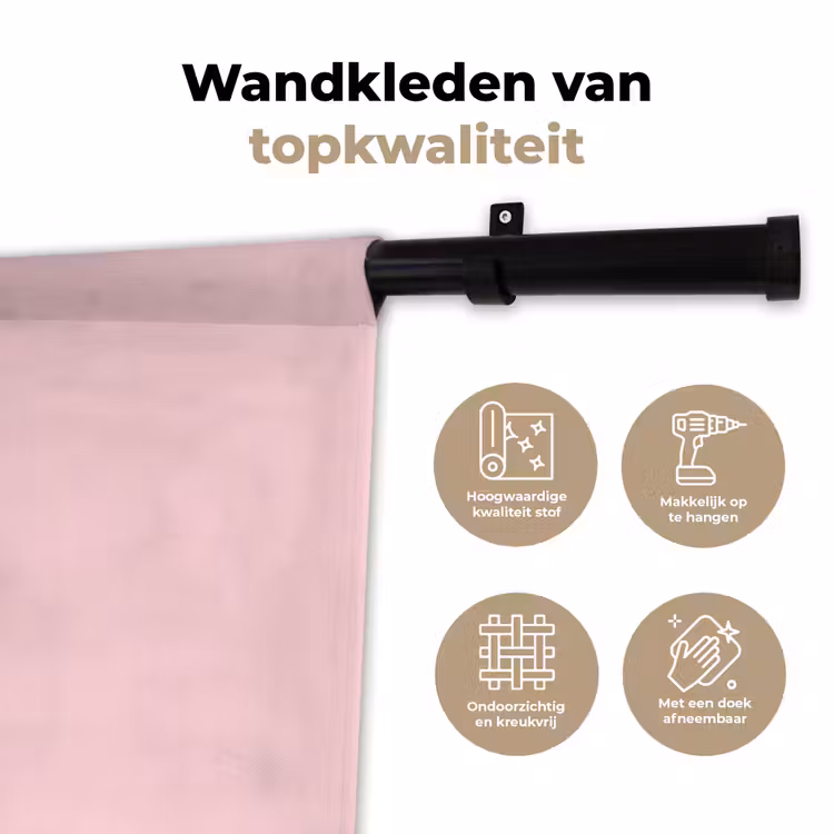 Wandkleed - Why not - Bliksem - Roze — 3