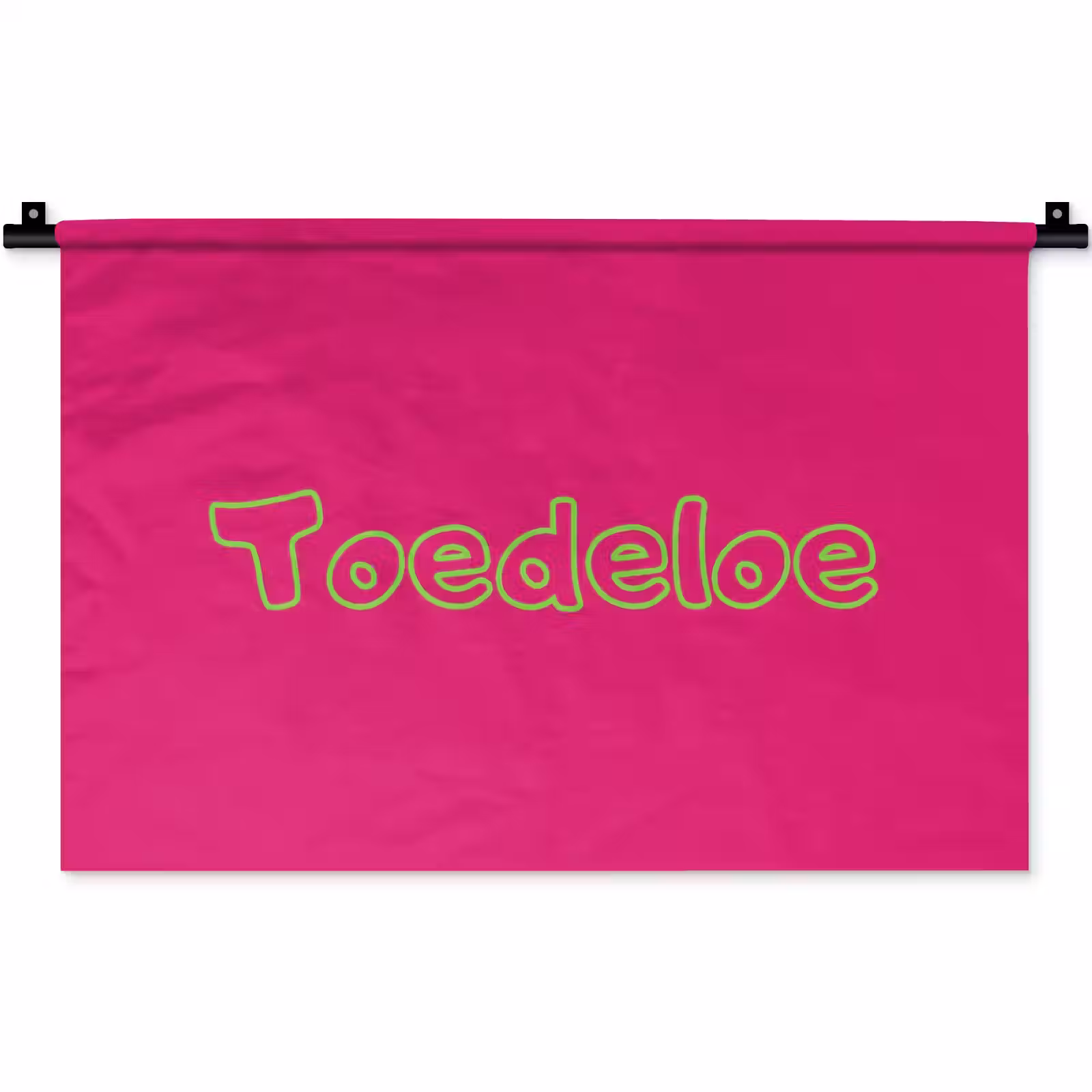 Wandkleed - Toedeloe - Groen - Roze — 1