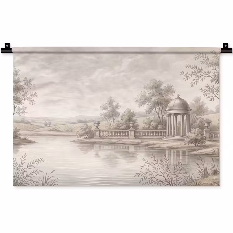 Wandkleed - Terras - Water - Natuur - Landschap — 1