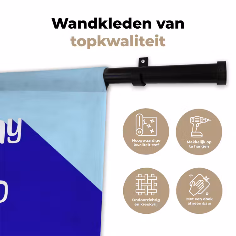 Wandkleed - Today is a good day - Blauw - Schaduw — 3