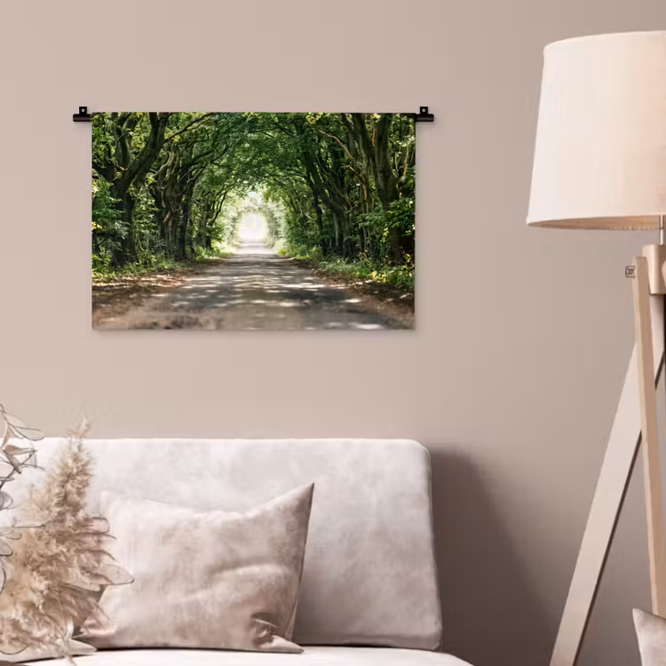 Wandkleed - Weg - Bomen - Natuur - Groen — 2