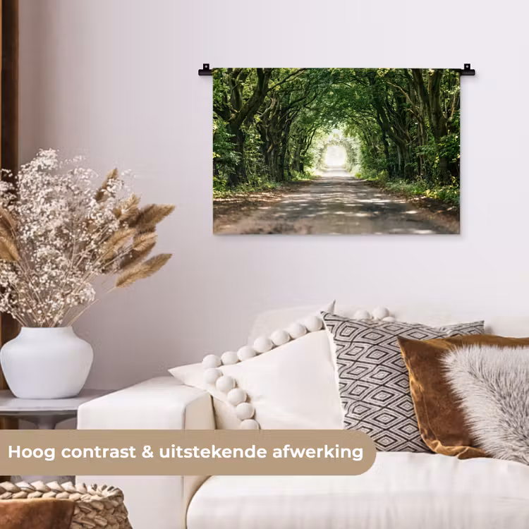 Wandkleed - Weg - Bomen - Natuur - Groen — 4