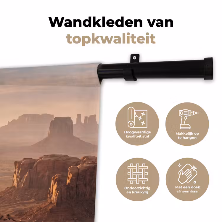 Wandkleed - Woestijn - Landschap - Natuur — 3
