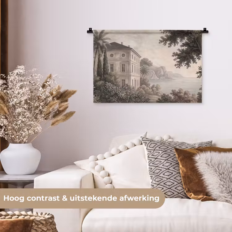 Wandkleed - Zee - Villa - Beige — 4