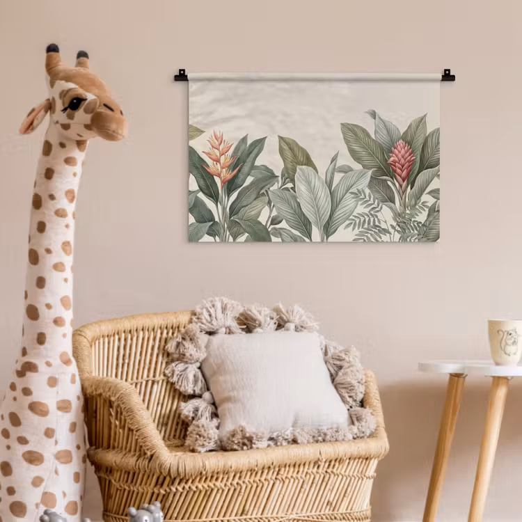 Wandkleed - Tropisch - Planten - Modern - Groen — 5
