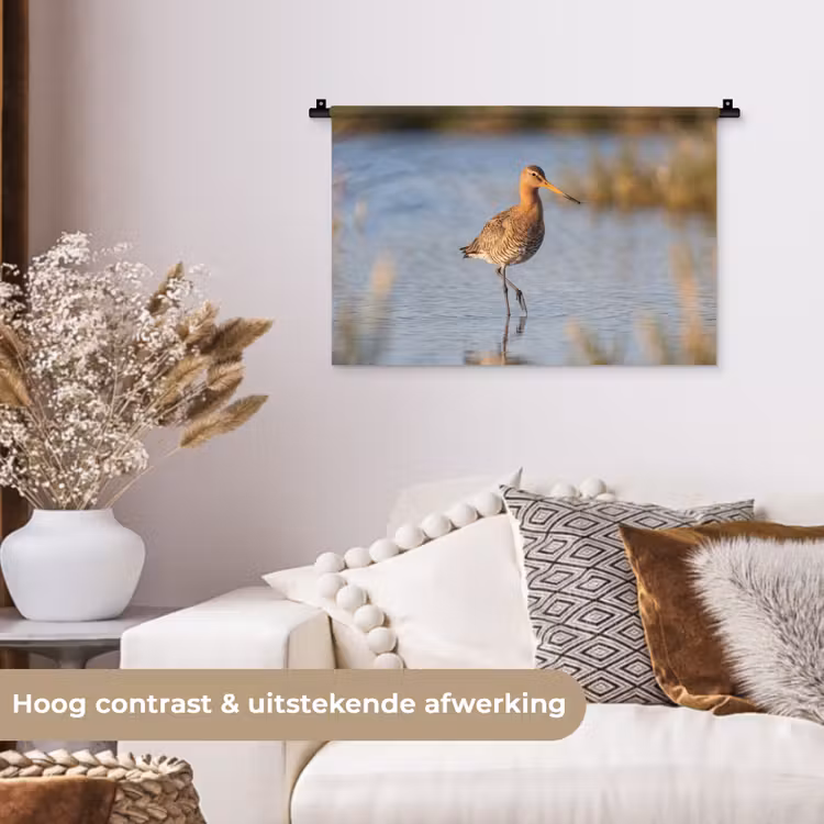 Wandkleed - Vogel - Steltloper - Water - Natuur — 4
